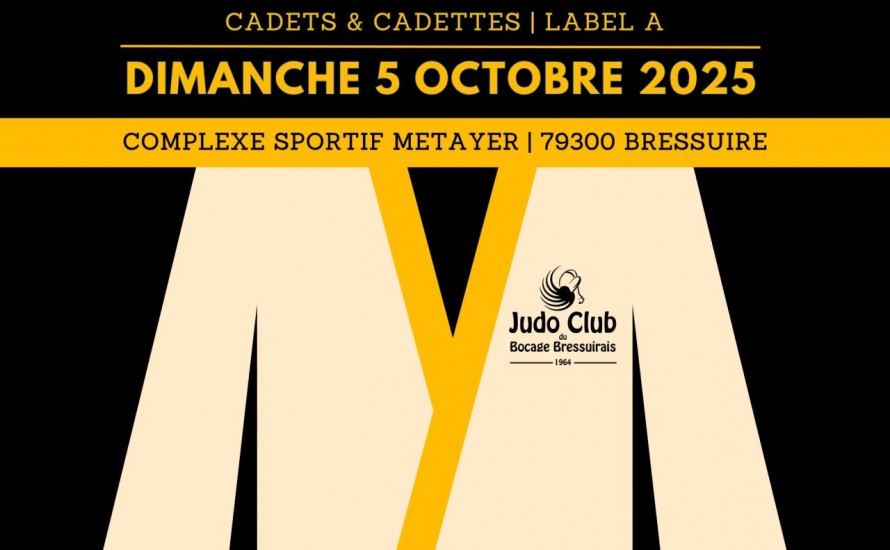 Tournoi National Label A cadets de Bressuire