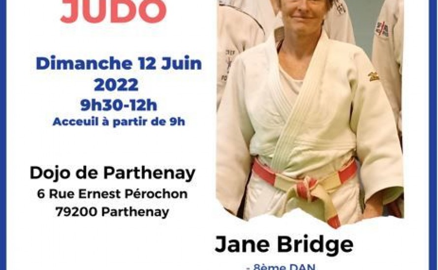 Stage Judo Dojo Parthenay Gâtine du 12 juin 2022